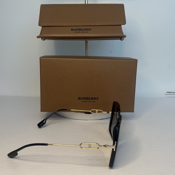 💯 - New - Burberry Luna BE4332F 30018G Sunglasses Women's Black/Grey Gradien… - Picture 5 of 13